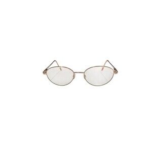 Catherine Deneuve Eyeglass Frames Gold Oval Elegant CD186 SBRN 52 18 138